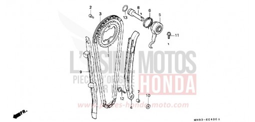CAM CHAIN/TENSIONER NX650L de 1990